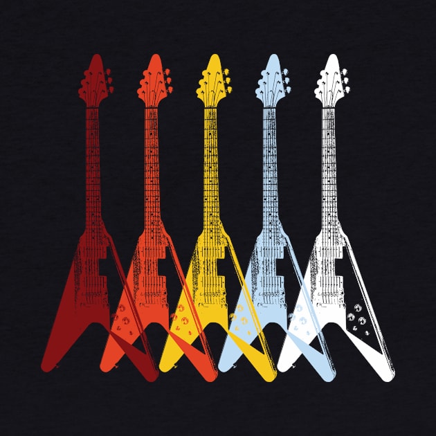 Iconic Rock Guitar Pop Art Design by Analog Designs